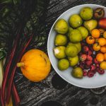 fruits on white ceramic bowl
